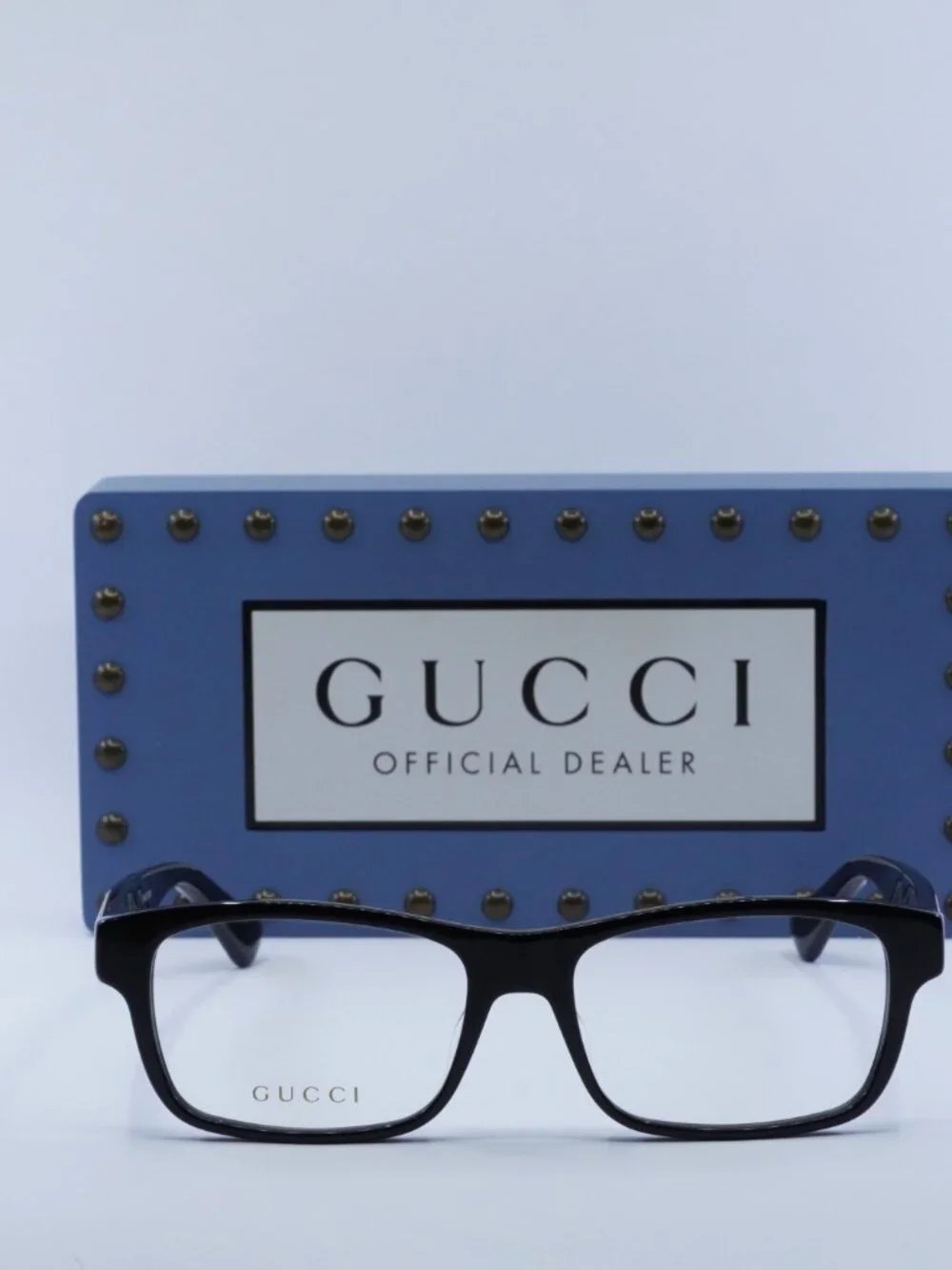 Gucci GG0006OAN 001 Rectangle Eyeglasses 55mm - Black